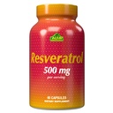 Resveratrol 1000mg przez Alfa Vitamin - Potężny przeciwutleniacz, Pomaga zapobiegać uszkodzeniu komórek - Wspomaga funkcje mózgu, sercowo-naczyniowe zdrowie, Metabolizm, działanie przeciwstawne - 60 Kapsułki