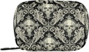 Pigułka Case Travel Vintage Pill Cases Bag Medycyna Pojemnik na witaminy Pill Pudełko Uzupełnienie Organizatorów Holder (Czaszka Damask)