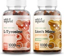 Wild & Organic L- Tyrosine Gummies & Lwie 's Mane Gummies