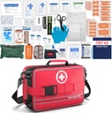 Kompleksowe zestawy pierwszej pomocy - Zaawansowane zestawy urazowe z oznakowanymi zespołami, Duże Zestawy medyczne Emergency dla samochodów, Strona główna, Camping i Outdoor Emergency -324Piece Set