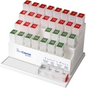Medcenter Monthly Pill Box Organizator, 4 razy dziennie, Duże 31 Codzienne Pill Cases z Komory na witaminy, Suplementy, Medykacja, 31 Dzień Pill Organizator