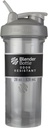 BlenderBottle Shaker Butelka Pro Series Perfect for Protein Shakes and Pre Workout, 28- Ounce, Smoke Grey