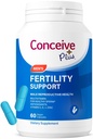 CONCEIVE PLUS Fertility Support for Men | Fertility Supplements for Men with Zinc, Vitamin C, E, Selenium | Motility Activator Multivitamin for Sperm Health & Conception | 60 Caps for 30 Days