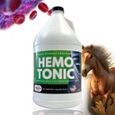 Hemotoniczny - Żelazo bogata wielowitaminowa energia Tonic Power Packed Blood Builder & Energy Revitalizer for Horses by Saratoga Veterinary Product (1 Gallon)