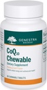 Genestra Brands CoQ10 Chewable Bilans 124; Koenzym Q10 Supplement Bilans 124; 60 Tabletki do rozgryzania i żucia Bilans 124; Naturalny blackcurrant Flavor
