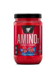BSN Amino X Odzysk mięśni i Endurance Proszek z BCAA, 10 Gramy aminokwasów, Keto Friendly, Kofeina wolna, Endurance wsparcia, Zero cukru, Blue Raz, 30 porcji (Packaging May Vary)