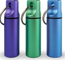 Małe pióro Organizator Box Waterproof Keychain Pill Holder Przenośny pojemnik na pióro Metal Case z keyring na zewnątrz Camping Travel
