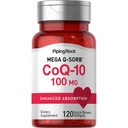 Piping Rock CoQ10 100mg Xiv 124; 120 Softgels Xiv 124; z Black Pepper Extract Xiv 124; Nie-GMO, Gluten Free Supplement