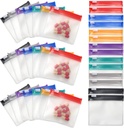 35 & 70 Fragmenty Pill Pouch Bags Zippert, Anglecai Reuse Pill Pouch for Medicine Bags Portable Self Sealing Travel Medicine Pakiety ze Slide Lock Baggies Drug (35)