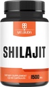 Ekstrakt 5: 1 Suplement Shilajit 1500mg - Wsparcie dla układu immunologicznego, produkcji energii, zdrowia mózgu i ogólnego stanu zdrowia - 60 Kapsułek