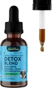 Esentymenty zwierzęce Detox Mieszanka - Wsparcie dla wątroby dla psów i kotów, Suplement wątroby, Formuła ziołowa, Organic Human Grade Herbs, Vet Recommended - 1 Fl Oz