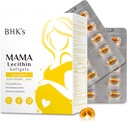 BHK Mama Lecithin Softgels, Unclog piersi Ducts for Smoother Breastfeeding, Suplement do ciąży, Unikaj Zatkanych Kawałków Mlecznych, 60 softgels, 2-tygodniowe dostawy