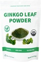 Chérie Sweet Heart Organic Ginkgo Biloba Leaf Powder, Filler Free, Bez GMO, Wegan Friendly (8 unce)