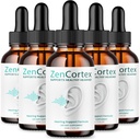 (5 pack) Zencortex For Tinnitus Relief - Oficjalna formuła - Zencortex Drops for Ears, Zen Cortex 24 Tinnitus Drops Liquid Supplement Reviews, Zen Cortex Hearing Support Formula, Zencortex Oral (10oz)