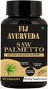 Saw Palmetto Extract Kapsułki dla mężczyzn i kobiet 500 mg 60 Kapsułki Veg, Naturalny wzrost włosów dla mężczyzn i kobiet - (Opakowanie po 1)