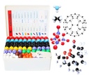 LINKTOR Chemistry Molecular Model Kit (444 Kawałki), Student lub nauczyciel Zestaw do chemii organicznej i nieorganicznej Nauka, Motywowy Entuzjazm do uczenia się i podnoszenie wyobraźni przestrzeni, Zestaw Fullerene