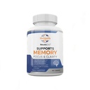 Labs NeuroGro Natural Brain Supplement dla dorosłych, 60 Kapsułek - Żywny mieszanka Bacopa Monnieri, Ginkgo biloba, Melissa Officinalis & Citicoline for Brain Focus & Memory