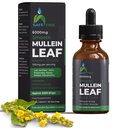 Organic Mullein Tincture Drops for Respiral Health - Natural Lung Support, Alcohol- Free, Vegan, Non-GMO, Herbal Extract, 2 fl oz (60ml) Natural Sleep Aid & Immune Support