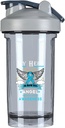 Mój bohater jest teraz mój Angel Prostate Cancer Świadomość 18 Ounce Shaker Butelka Drink Mixer Leak- odporne przed treningiem proteiny shakes posiłek wymiany Butelki 500ML / 18 Oz Gray
