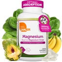 Zahler - Magnezu Suplement Kapsułki 200 mg (90 Count) Certyfikowany Kosher Bioaktywny Magnezu Cytrynian dla Max Wchłanianie - Naturalny magnez mineralny dla mężczyzn i kobiet - Najlepsze suplementy magnezu