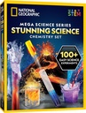 National Geographic Oszałamiająca Chemia Zestaw - Mega Science Kit z 45 Łatwe eksperyment- Zrób Volcano i uruchomić rakietę, STEM Projekty dla dzieci w wieku 8- 12 lat, Zabawki naukowe (ekskluzywne)