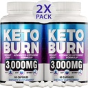 (2 Pack) Keto Diet Pills - Advanced Weight Loss - Keto Supplement for Women and Men - Apple Cider Vinegar - Keto ACV Gummies Gummy - Made in USA