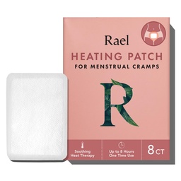 Rael Ziołowe Łaty Ogrzewania, Rail Cramps Relief, Heat Therapy, Ultra Thin Design, On The Go Size, dla wszystkich rodzajów skóry (8 Count)