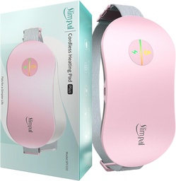 Slimpal Ogrzewanie Pad dla Kramp Czasu, Przenośny Cordless Electric Ogrzewanie Pad dla Menstrual Page Relief Page, Nawracalne Ogrzewane Pad prezenty dla jej kobiet Dziewczyna Żona Dziewczyna, Różowy