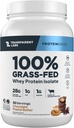 Transparent Labs Grass- Fed Protein Isolate - Natural Flavored, Gluten Free Protein Chey Powder z 28g protein per Serving & 9 Amino Acids - 30 Służenia, Czekoladowy masło orzechowe