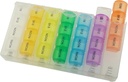 Pop Up Cotygodniowy Pill Organizator 4 razy dziennie - Duży pill podróż przypadku w / 28 Komora do trzymania leków, Witamina & Suplement - Daily Pill Box 7 Day - Oporny na wilgoć duże sprawy medyczne