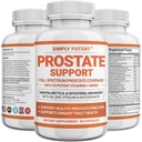 Prostate Supplements for Men, Saw Palmetto Prostate Health Support w / 33 Vitamin & Herbs - Beta Sitosterol Plus B6, Selenium & Cynk dla Zdrowej Częstotliwość oddawania moczu & Przepływ & Odpowiedni sen (60 Kapsułki)