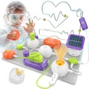 Zestawy do nauki dla dzieci - Zestawy dla dzieci STEM, Zestaw do eksploracji elektroniki, Ponad 150 Projekty, 14 Części obwodów, Prezenty dla chłopców w wieku 3 4 5 6 7 8 9 10 11 12