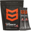 MTN OPS Hydrate Electrolytes Powder Drink Mix, 20 Pojedyncze opakowania elektrolitów z ponad 1000mg elektrolitów na jedną porcję, Strawberry Coconut