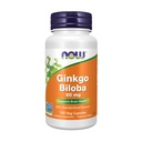 Teraz Foods Supplements, Ginkgo Biloba 60 mg, 24% Standaryzowany ekstrakt, NieGMO Projekt zweryfikowany, 120 Kapsułki Veg