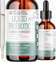 Probiotyki płynne dla kobiet Mężczyźni i dzieci 124; Prebiotyk + Ginger + Probiotyki dla zdrowia trawiennego 124; Acidophilus Probiotic dla kobiet 124; Wolne mleczne 124; Wegan 124; Non-GMO dla 124; Gluten Bezpłatne 124; 30 Sługi