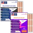 Menopause Relief and Melatonin Sleep Patch Bundle - 2 Packs - Hot Flashes, Night Sweats, Mood Swings Relief Plus Restful Sleep Patches - 30 Day Supply Per Pack (60 Patches) - USA Made by Live To Shine