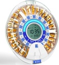 Windtrace Automatic Pill Dispenser dla osób w podeszłym wieku, Electronic Pill Organizer z alarmem i światłem, 28 Dni Smart Timed Dispenser Medication, Timed Pill Dispenser Machine dla receptorów i vitamin