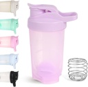 D.Y.A 16oz Shaker Butelka z przeciekiem Proof Sports Shaker Cups for Protein Shakes Shaker Butelka na przedtreningi i podróż Go BPA Free & Easy Clean Protein Shaker Butelka, Purpurowy