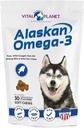 Vital Planet - Alaskan Omega-3 Soft Chews for Dogs, Wild Alaskan Fish Oil - 30 Hickory Flavored Soft Chews