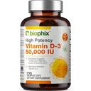 biophix Vitamin D-3 10000 IU High-Potency 120 Softgels - High-Potency Non-GMO Soy-Free Supports Strong Bones Immune Health
