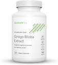 Illuminate Labs Ginkgo Biloba Extract Kapsułki 124; 240 mg 124; Obsługuje Focus, Koncentracja, Pamięć, Krótkoterminowe funkcje kognitywne 124; Trzecia-Strona Tested i Backed by Medical Research