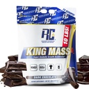 Ronnie Coleman Signature Series King Mass XL Mass Gainer Protein Powder - Dark Chocolate Weight Gainer z 60g Protein, 180g Węglowodany, 1000 + Kalorie, Kreatyna i Glutamina - 10 Funt