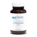 Metaboliczne Utrzymanie L- Metylfolan 10 mg - Wspiera zdrowe Mindset - Aktywny folian do wsparcia metylacji i reakcji biochemicznych - Wysoko Biodostępny - 90 Słupki - 90 Kapsułki