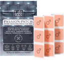 Laki Naturals Passion Patch for Men (Pack of 15) - Wspiera krążenie, witalność, Vigour i energię z naturalnych składników - Non- Habit Forming, Time- Wydany Men 's Health Wellness Patches