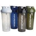Smartshake Lite 4- Pack Protein Shaker Butelka 800 ml Golf 124; 27 oz - Leakproof Screw- Lid - BPA Free - Unisex - Mist Gray, Army Green, Black, Navy Blue