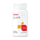 GNC 5-HTP 100mg, Gluten Free, 30 Count | Provides 100mg of 5-HTP per Serving, Gluten-Free Formula, One Capsule Daily, Supports Overall Health and Wellness