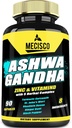 8in1 Organic Ashwagandha Suplementy dla mężczyzn i kobiet 3 Miesiące Dostawy - 5640mg z cynku, VitaminD, Turmeric, St John 's dziurawiec, Rhodiola Rosea, & More - Organ Wsparcia, Immune, Mood & Siła - 90 Liczby