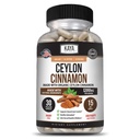 Kaya Naturals Ceylon Cynamon Supplement Supplement 124; 1200mg per Serving, Vegan - Non-GMO & Gluten Free - 30 kapsułki