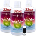 Likwidy natury Aloe Vera Juice Oceanic Elixir - Proprietary mieszanka botaniczna dla tarczycy, trawienia i wsparcia immunologicznego, 32oz (Opakowanie 3)