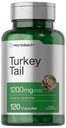 Horbäach Turkey Tail Mushroom Kapsułki 124; 1200mg 124; 120 Hrabia 124; Non-GMO i Gluten wolny ekstrakt
